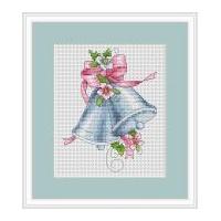 luca s counted cross stitch kit pink bells