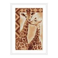 Luca-S Counted Cross Stitch Kit Giraffe