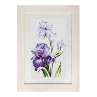 Luca-S Counted Cross Stitch Kit Irises