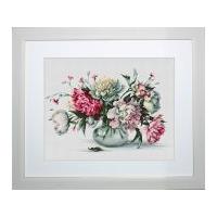 Luca-S Counted Cross Stitch Kit Peonies