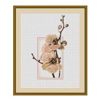 Luca-S Counted Cross Stitch Kit Orchid
