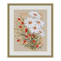 Luca-S Counted Cross Stitch Kit Daisies II