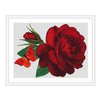 Luca-S Counted Cross Stitch Kit Rose