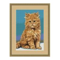 luca s counted cross stitch kit kitty