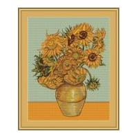 Luca-S Counted Cross Stitch Kit Sunflowers