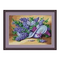 Luca-S Counted Cross Stitch Kit Lilacs 42cm x 28cm