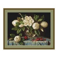 Luca-S Counted Cross Stitch Kit Magnolia 42cm x 33cm