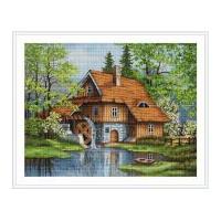 Luca-S Counted Cross Stitch Kit Spring Landscape