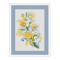 Luca-S Counted Cross Stitch Kit Daffodils