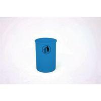 lunar blue open top bin with tidyman logo 95 litre capacity