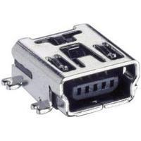 lumberg 2486 01 usb 20 connector socket horizontal mount mini installa ...