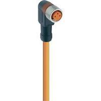 Lumberg Automation 11336 RKMWV/LED A 3-06/2 M Actuator-Sensor Connection Line, M8 Connector, Straight Orange