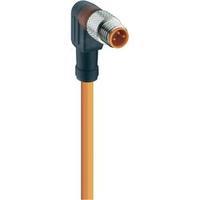 Lumberg Automation 11331 RKMWV 4-07/5M Actuator-Sensor Connection Line, M8 Connector, Straight Orange