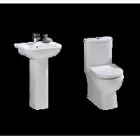 Lucina Full Pedestal Basin and Toilet Suite