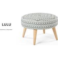 Lulu Footstool, Drop Weave