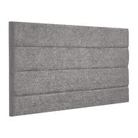 Lune Frienza Velour Headboard Silver Double