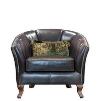 Lula Leather Chair, Choice Of Fabric