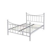 lucy double metal bedstead