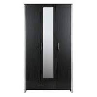 Luna 3-Door 1-Drawer Wardrobe