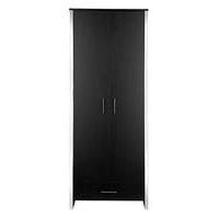 Luna 2-Door 1-Drawer Wardrobe
