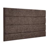 Lune Frienza Velour Headboard Chocolate Superking