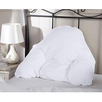 luxury bed support pillow pillowcase save 5 white hollowfibre and micr ...