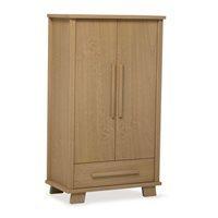 lucia 2 door wardrobe in almond