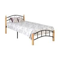 Luton Bed Frame Natural and Black