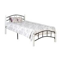 Luton Bed Frame White and Black