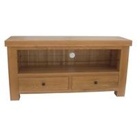 luanda 140cm oak tv unit