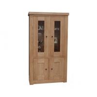 Luanda Oak and Glass Cabinet