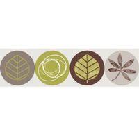 Lutece Circle Leaf Multicolour Border