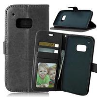 Luxury PU Leather Card Holder Wallet Stand Flip Cover With Photo Frame Case For HTC One M8/M9 (Assorted Colors)