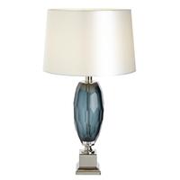 Lucia Grey Glass Table Lamp