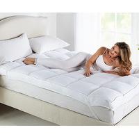 luxury 5 loft mattress topper double egyptian cotton