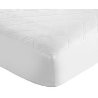 luxury quilted cotton mattress protector single