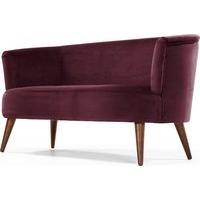 lulu 2 seater sofa bruges burgundy