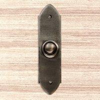 ludlow pewter pe5654 antique gothic door bell 118x30mm