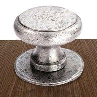 ludlow pewter pe5550 antique centre door knob 75mm