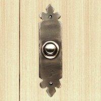 Ludlow Pewter PE5634 Antique Tudor Door Bell, 118x30mm