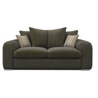 Lush Fabric Scatter Back 2 Seater Sofa Charles Brown
