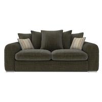 Lush Fabric Scatter Back 3 Seater Sofa Charles Brown