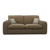 Lush Fabric 3 Seater Sofa Charles Nutmeg