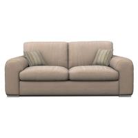 Lush Fabric 3 Seater Sofa Charles Sand