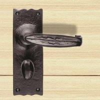 Ludlow LF5518 Antique Traditional V Lever Latch Bathroom Handle, 152x55mm