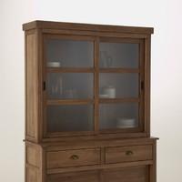 lunja solid pine 2 sliding door dresser