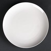 lumina fine china dp964 round coupe plate white pack of 2