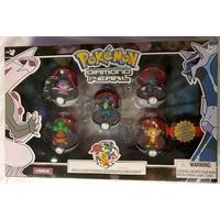 Lucario, Bonsly, Mime Jr., Weavile, Chichar: Pokemon Diamond and Pearl 5-Figure Keychain Collector\'s Edition Box Set Series #13