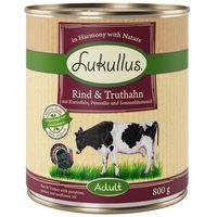 Lukullus Beef & Turkey - 6 x 800g