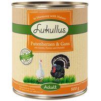 Lukullus Turkey Hearts & Goose - 6 x 800g